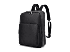 GOGO COW LEATHER BACKPACK 131419-37 Black